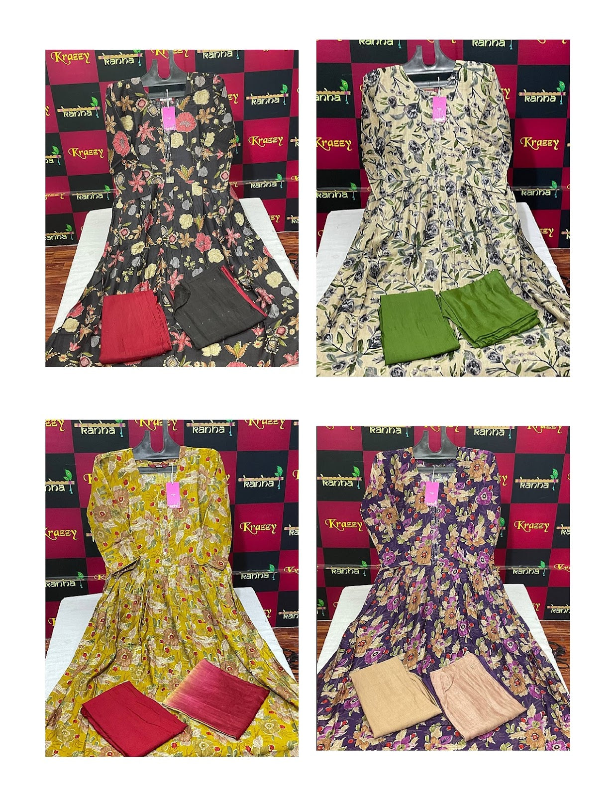 Potala With Pocket 120525 Kanha Vetican Readymade Pant Style Suits Wholesale Rate