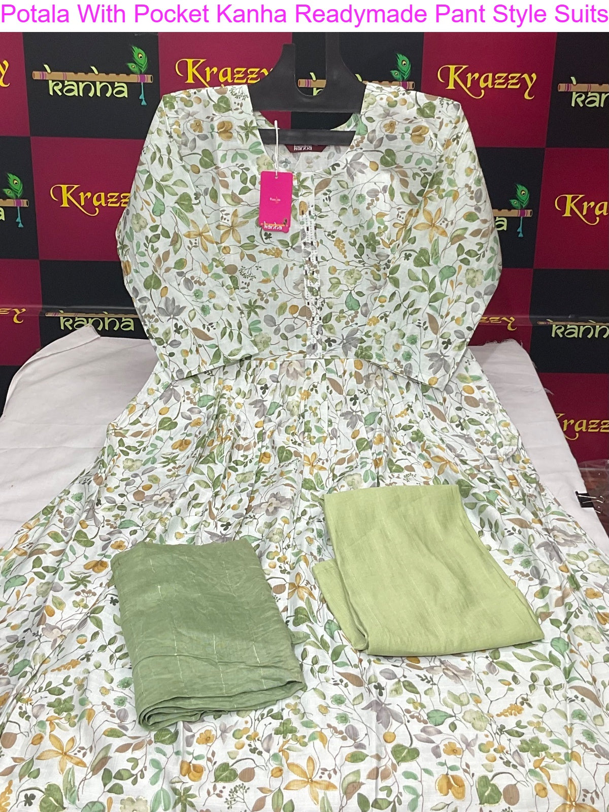 Potala With Pocket Kanha Vetican Readymade Pant Style Suits Manufacturer