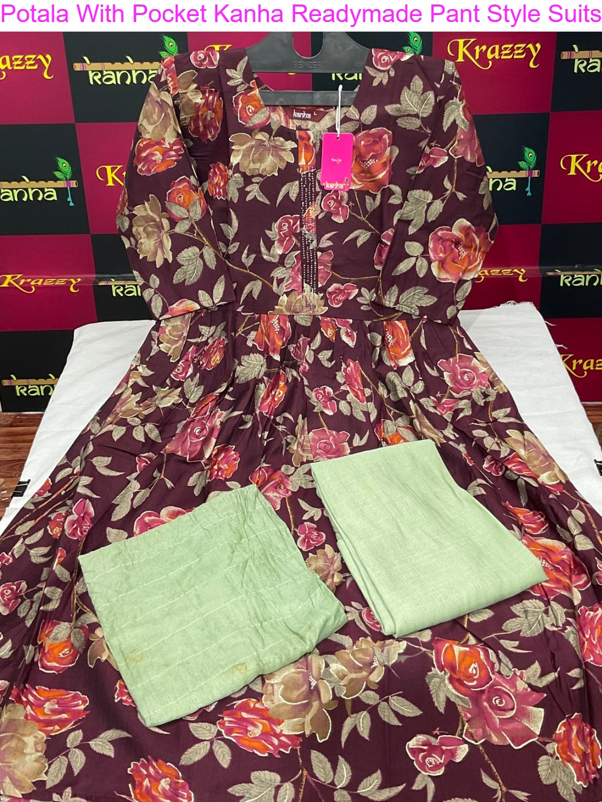 Potala With Pocket Kanha Vetican Readymade Pant Style Suits Manufacturer