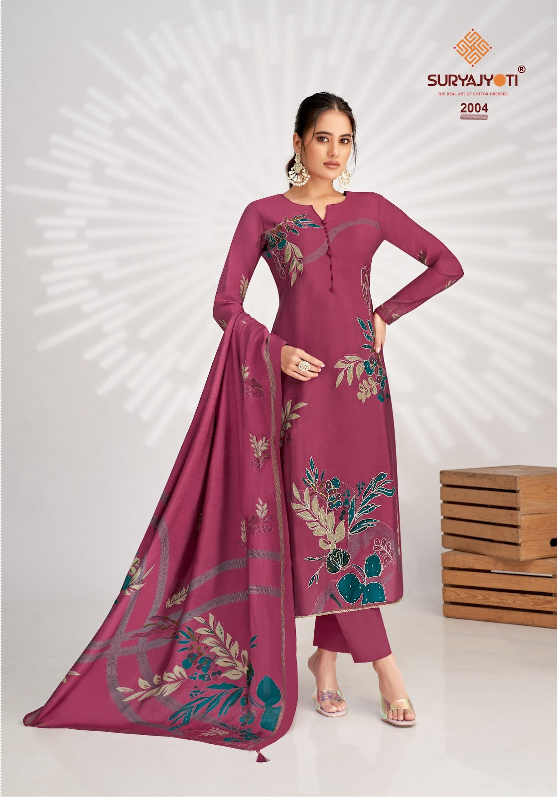 Prabha Vol 2 Suryajyoti Modal Pant Style Suits Wholesale Price