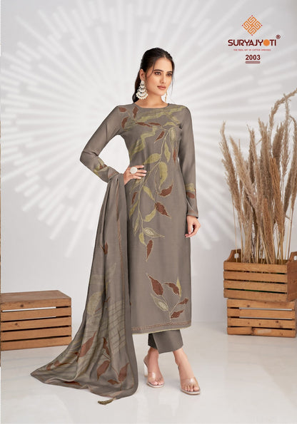 Prabha Vol 2 Suryajyoti Modal Pant Style Suits Wholesale Price
