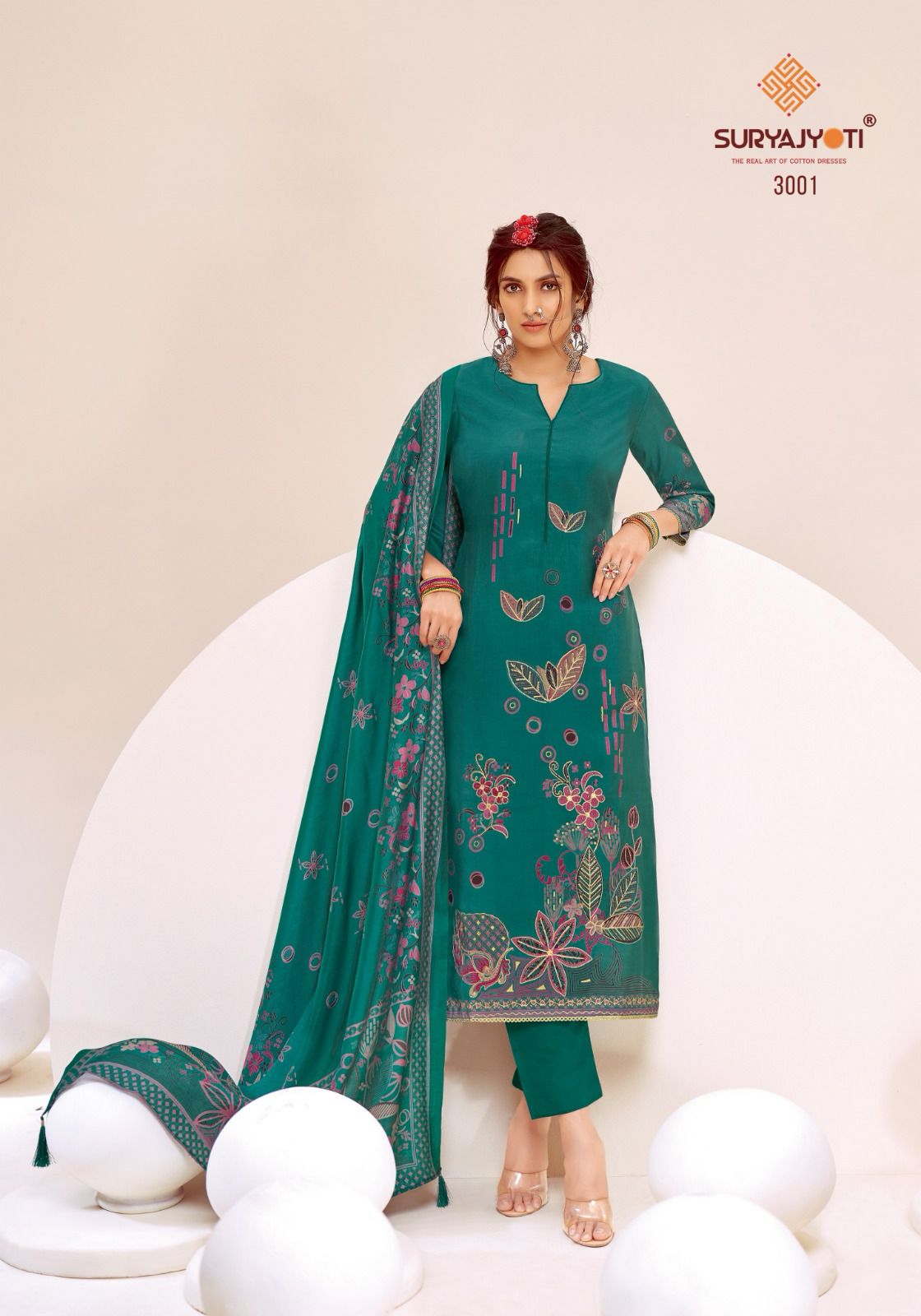 Prabha Vol 3 Suryajyoti Modal Pant Style Suits Supplier Gujarat