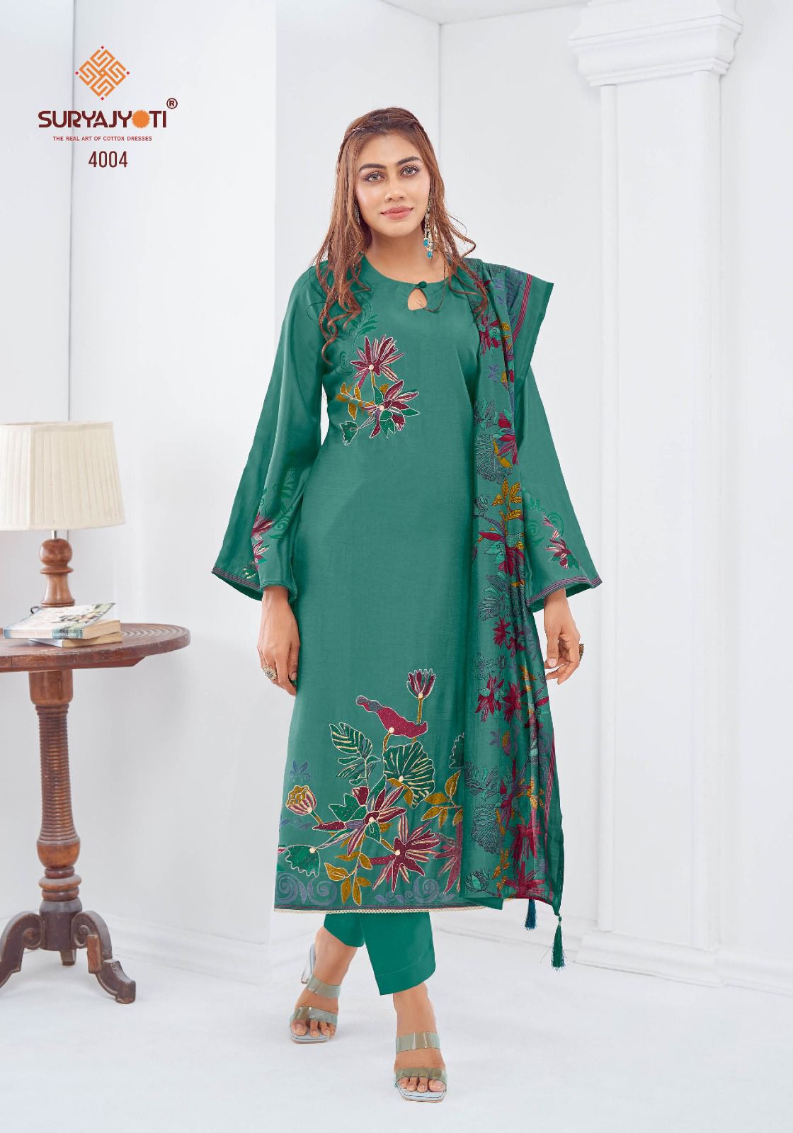 Prabha Vol 4 Suryajyoti Modal Pant Style Suits Manufacturer