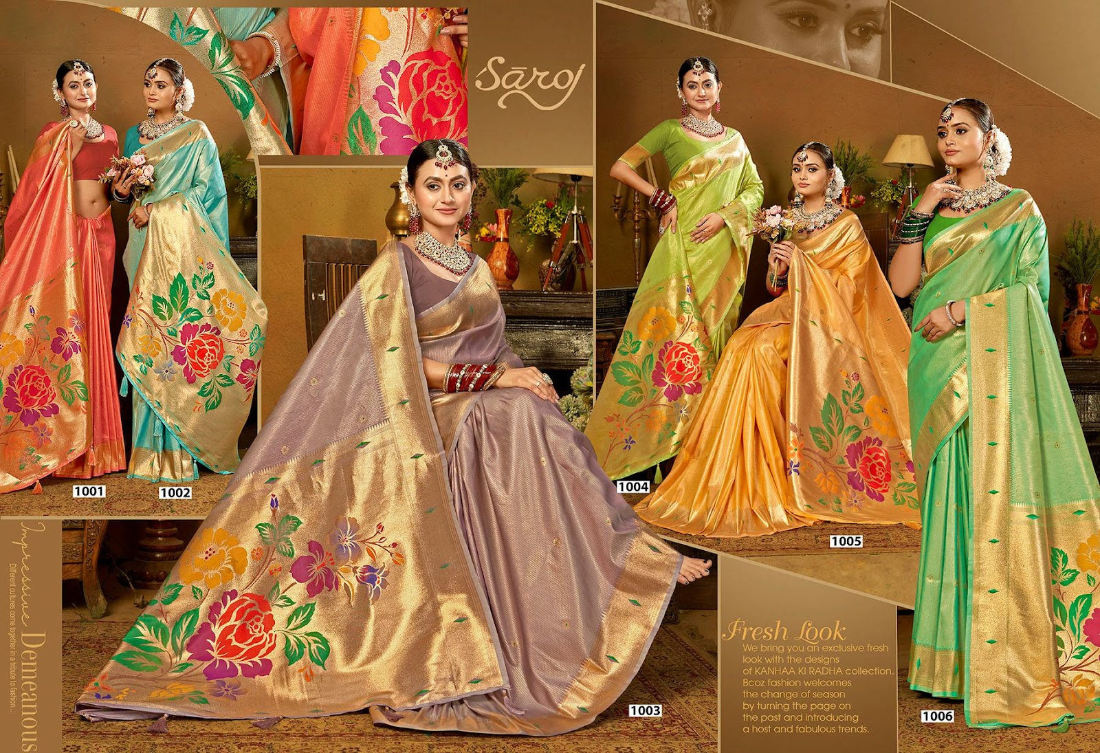 Prabhadevi Paithani Vol 2 Saroj Silk Sarees Wholesaler