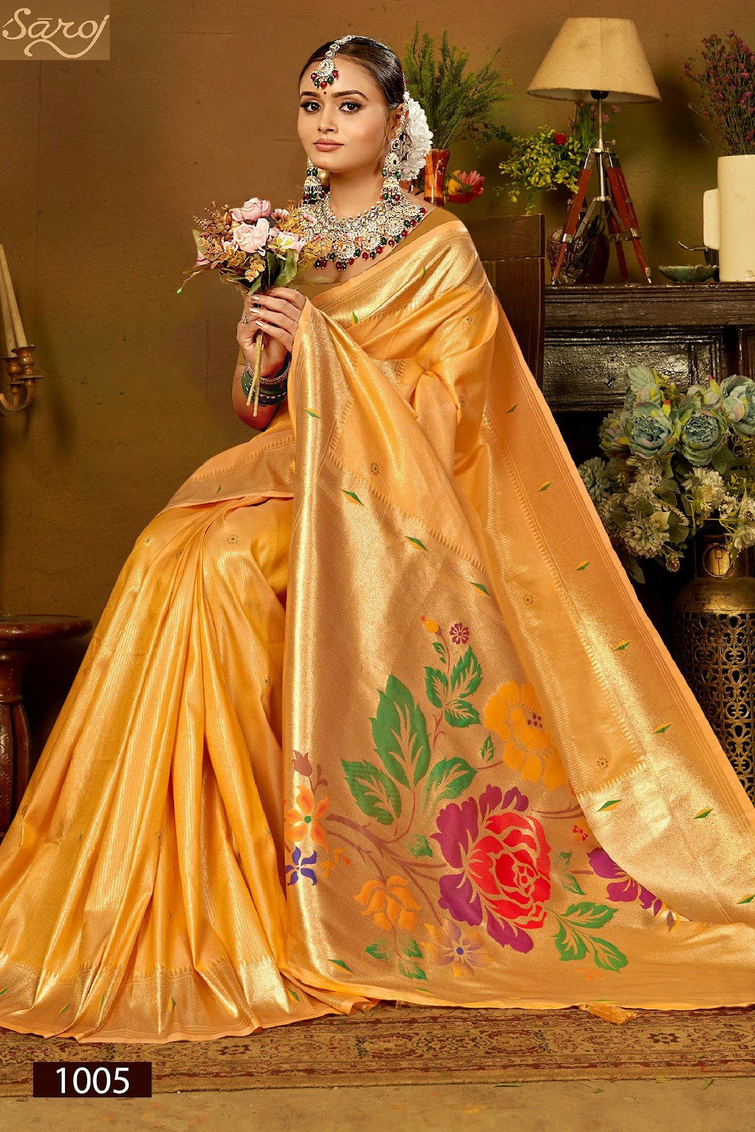 Prabhadevi Paithani Vol 2 Saroj Silk Sarees Wholesaler