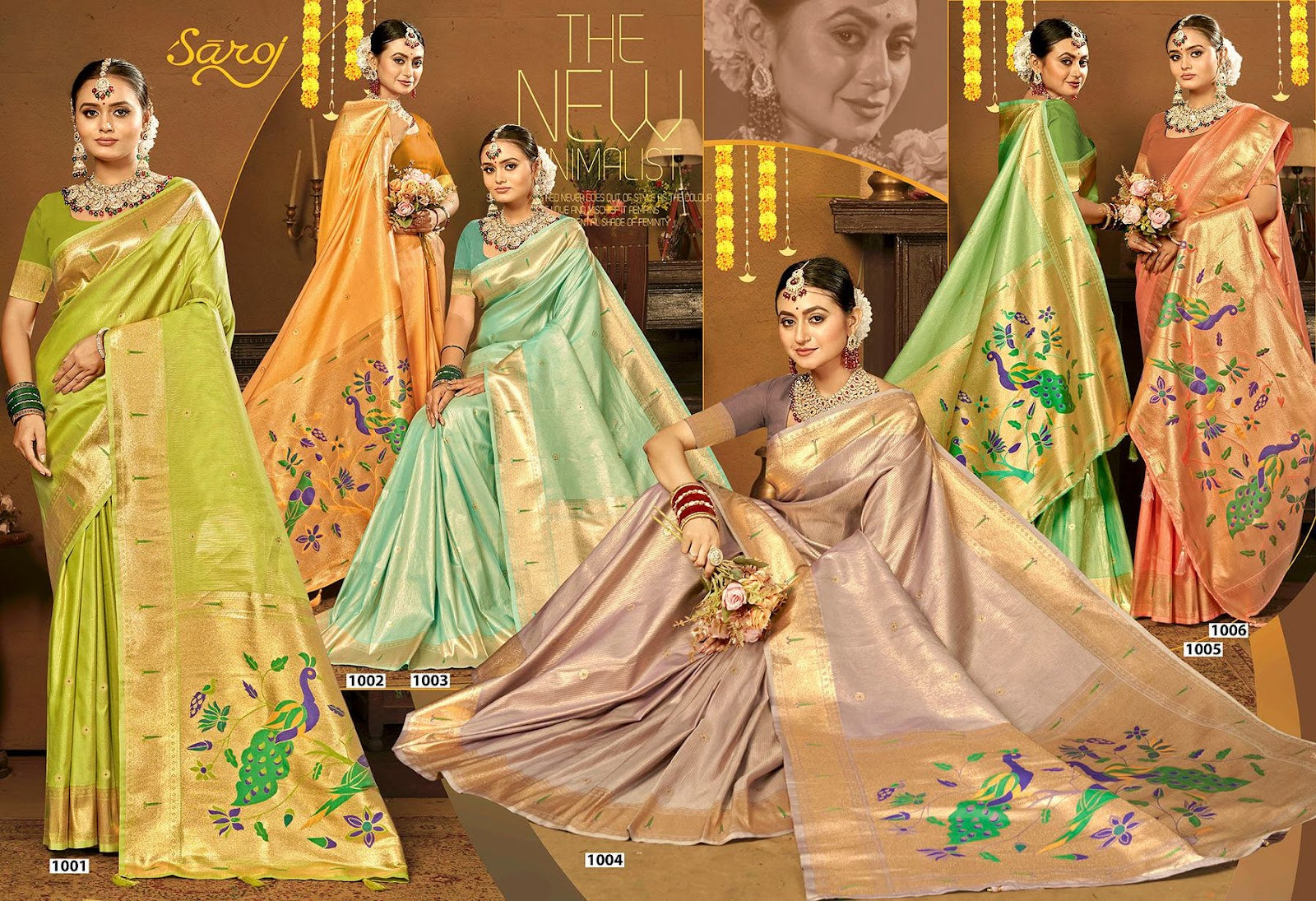 Prabhadevi Paithani Vol 3 Saroj Silk Sarees Exporter