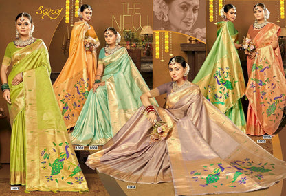 Prabhadevi Paithani Vol 3 Saroj Silk Sarees Exporter