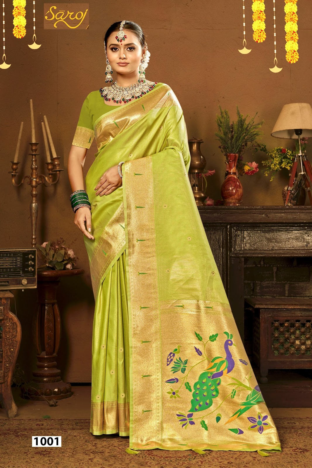 Prabhadevi Paithani Vol 3 Saroj Silk Sarees Exporter