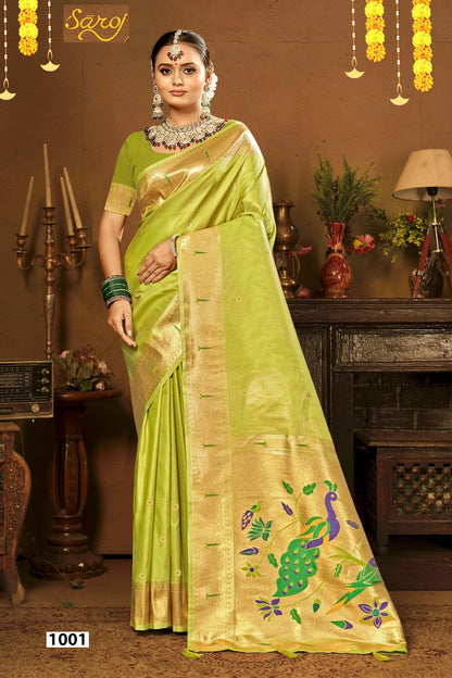 Prabhadevi Paithani Vol 3 Saroj Silk Sarees Exporter