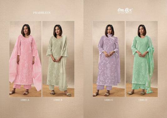Prabhleen Omtex Lawn Cotton Pant Style Suits Supplier Ahmedabad