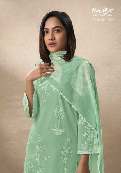 Prabhleen Omtex Lawn Cotton Pant Style Suits Supplier Ahmedabad