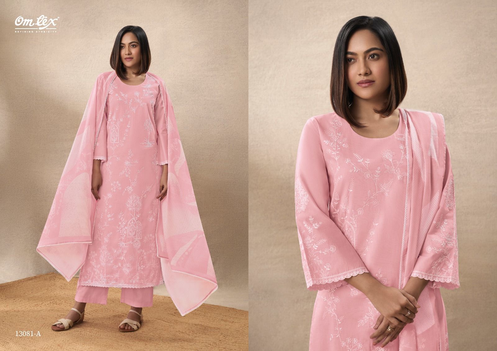 Prabhleen Omtex Lawn Cotton Pant Style Suits Supplier Ahmedabad