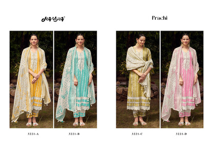 Prachi 3221 Jay Vijay Cotton Pant Style Suits Manufacturer India