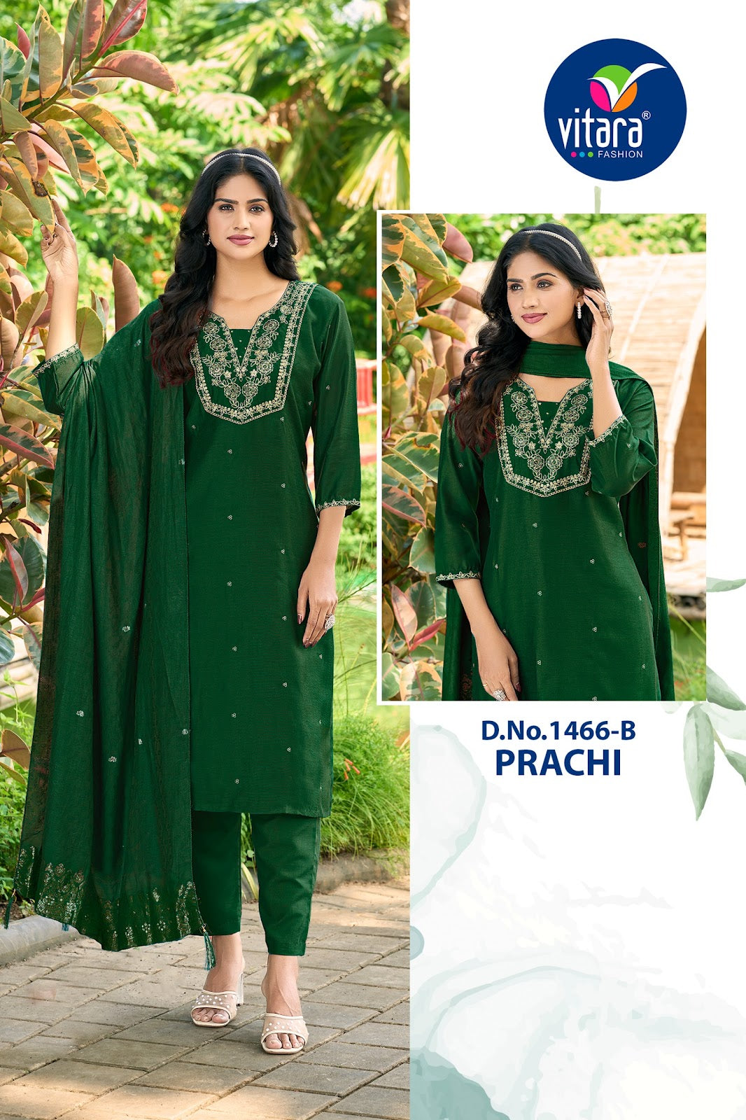 Prachi Vitara Simmer Readymade Pant Style Suits Wholesale Price