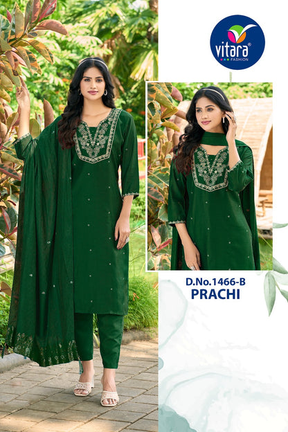 Prachi Vitara Simmer Readymade Pant Style Suits Wholesale Price
