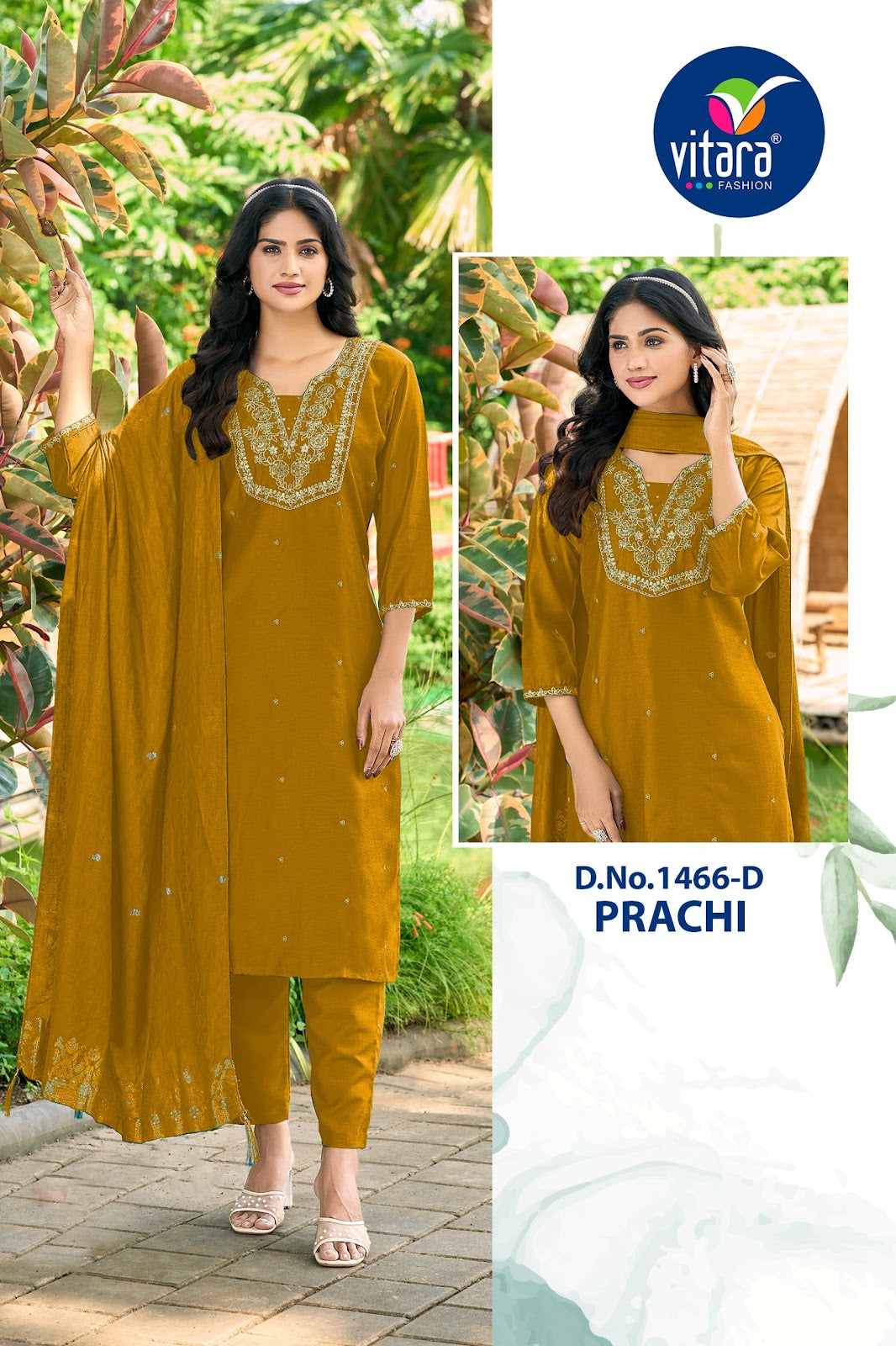 Prachi Vitara Simmer Readymade Pant Style Suits Wholesale Price