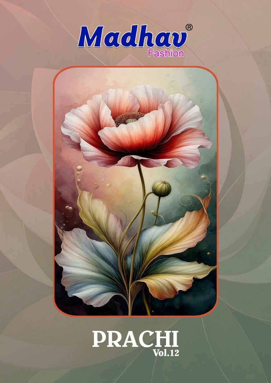 Prachi Vol 12 Madhav Fashion Cotton Dress Material Manufacturer Ahmedabad