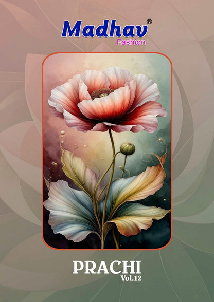 Prachi Vol 12 Madhav Fashion Readymade Cotton Patiyala Suits Supplier Ahmedabad