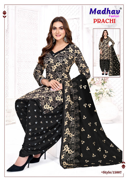 Prachi Vol 15 Madhav Fashion Cotton Dress Material Exporter India