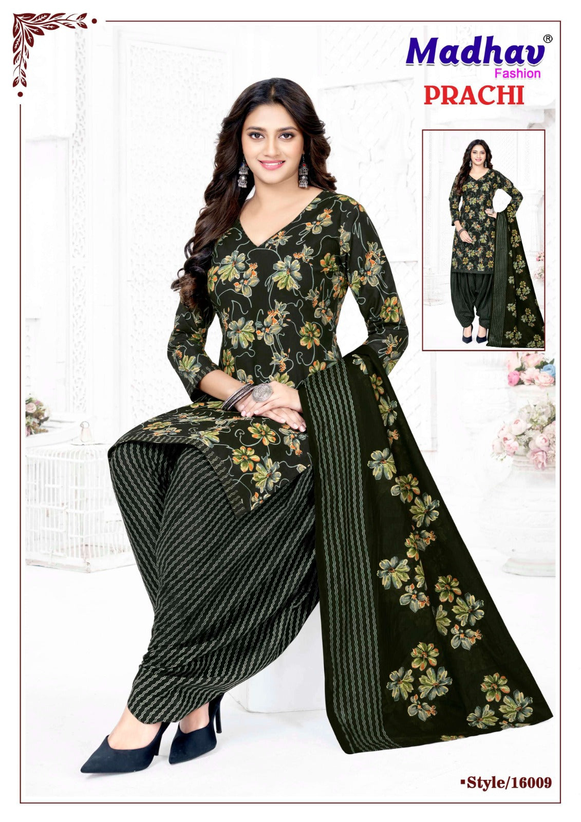 Prachi Vol 16 Madhav Fashion Cotton Dress Material Supplier Ahmedabad