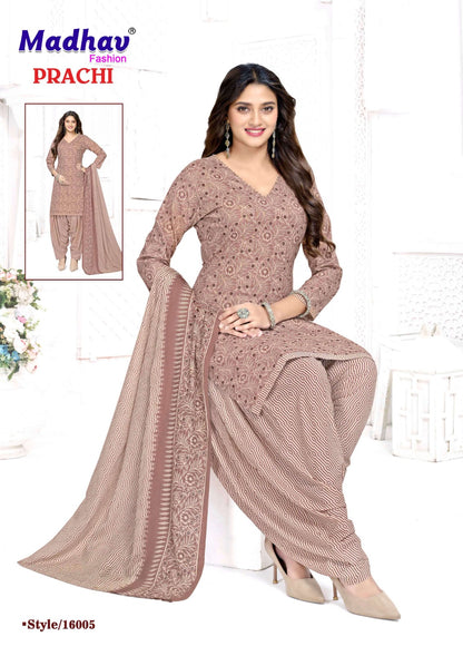 Prachi Vol 16 Madhav Fashion Cotton Dress Material Supplier Ahmedabad