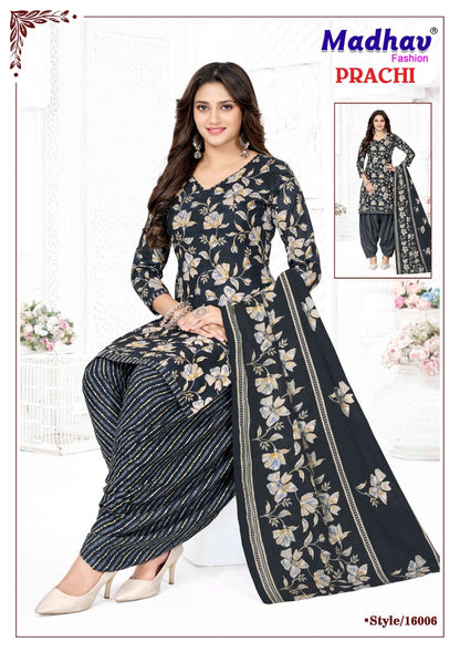 Prachi Vol 16 Madhav Fashion Cotton Dress Material Supplier Ahmedabad