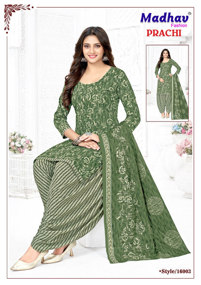 Prachi Vol 16 Madhav Fashion Readymade Cotton Patiyala Suits Supplier