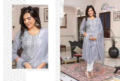 Prachi Vol 1 Mystic 9 Capsule Readymade Pant Style Suits Wholesale Price