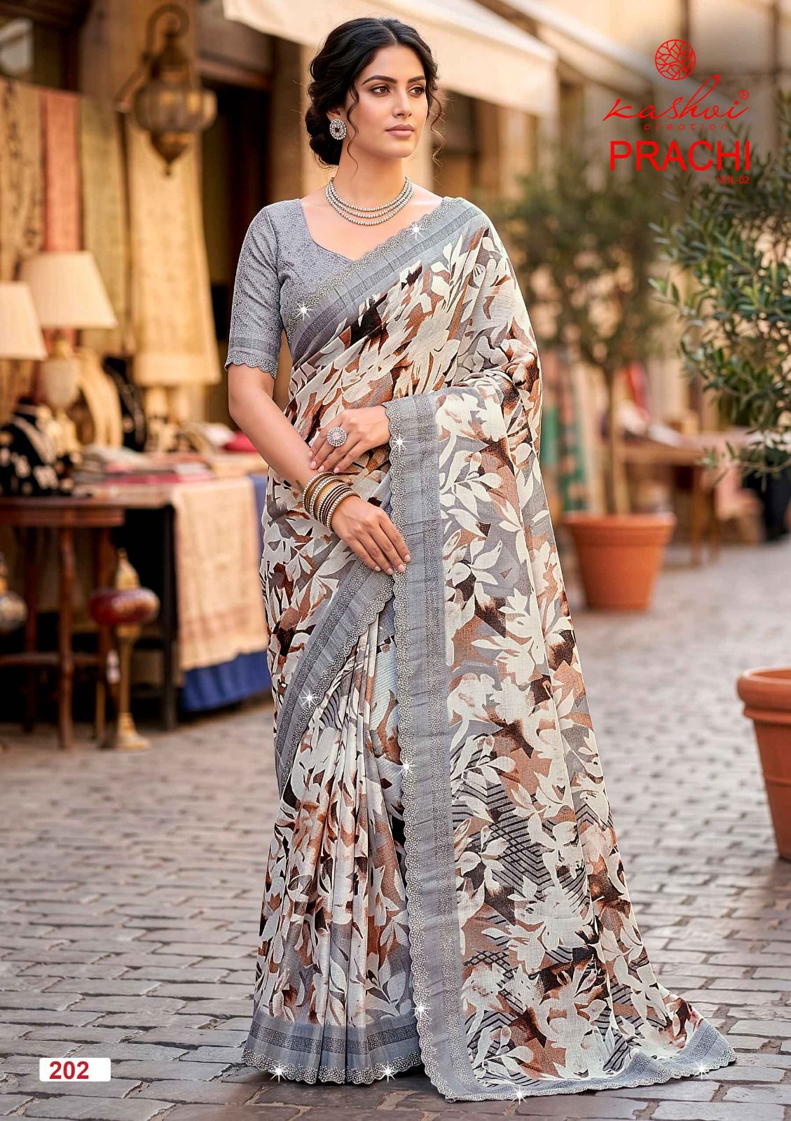 Prachi Vol 2 Kashvi Creation Sarees Wholesaler Ahmedabad