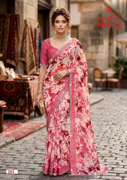 Prachi Vol 2 Kashvi Creation Sarees Wholesaler Ahmedabad