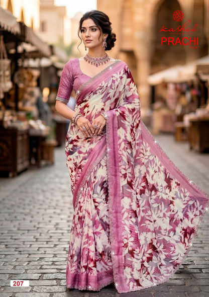 Prachi Vol 2 Kashvi Creation Sarees Wholesaler Ahmedabad