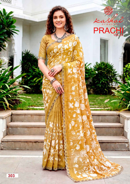 Prachi Vol 3 Kashvi Creation Sarees Supplier India