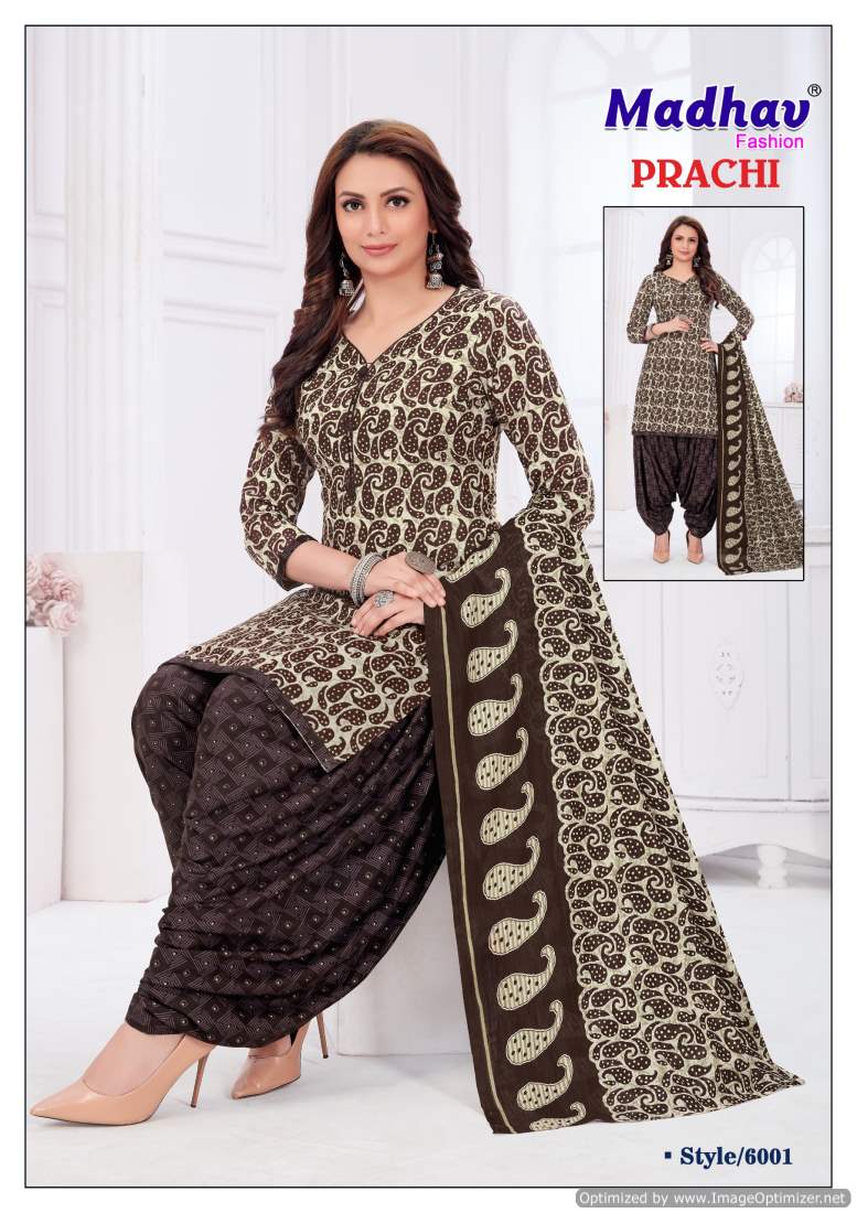 Prachi Vol 6 Madhav Fashion Cotton Dress Material