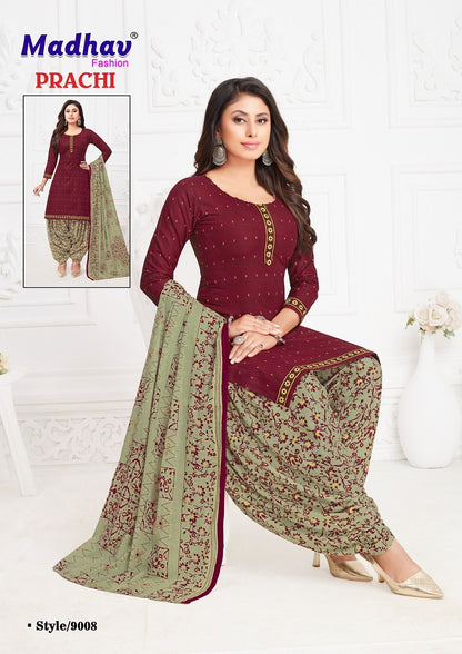 Prachi Vol 9 Madhav Fashion Cotton Dress Material Supplier Ahmedabad