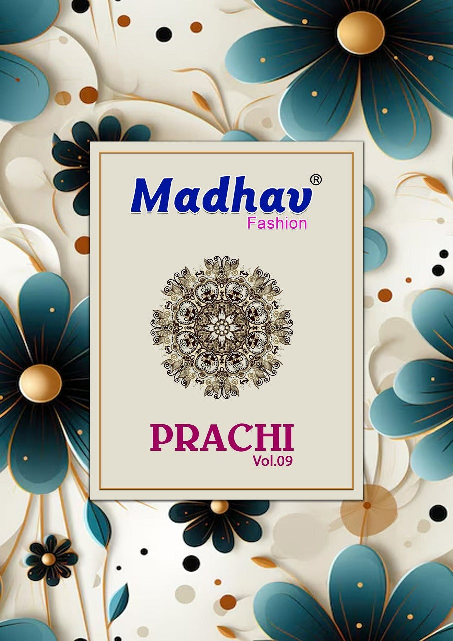 Prachi Vol 9 Madhav Fashion Cotton Dress Material Supplier Ahmedabad