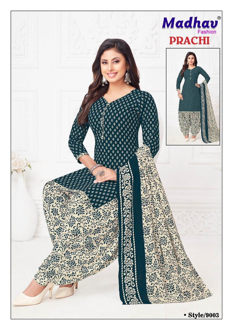 Prachi Vol 9 Madhav Fashion Cotton Dress Material Supplier Ahmedabad