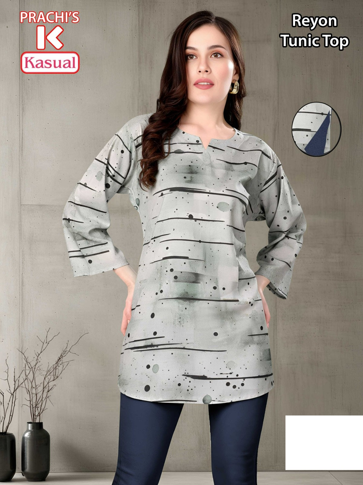 Prachis Kasual Reyon Short Kurtis Wholesale Rate
