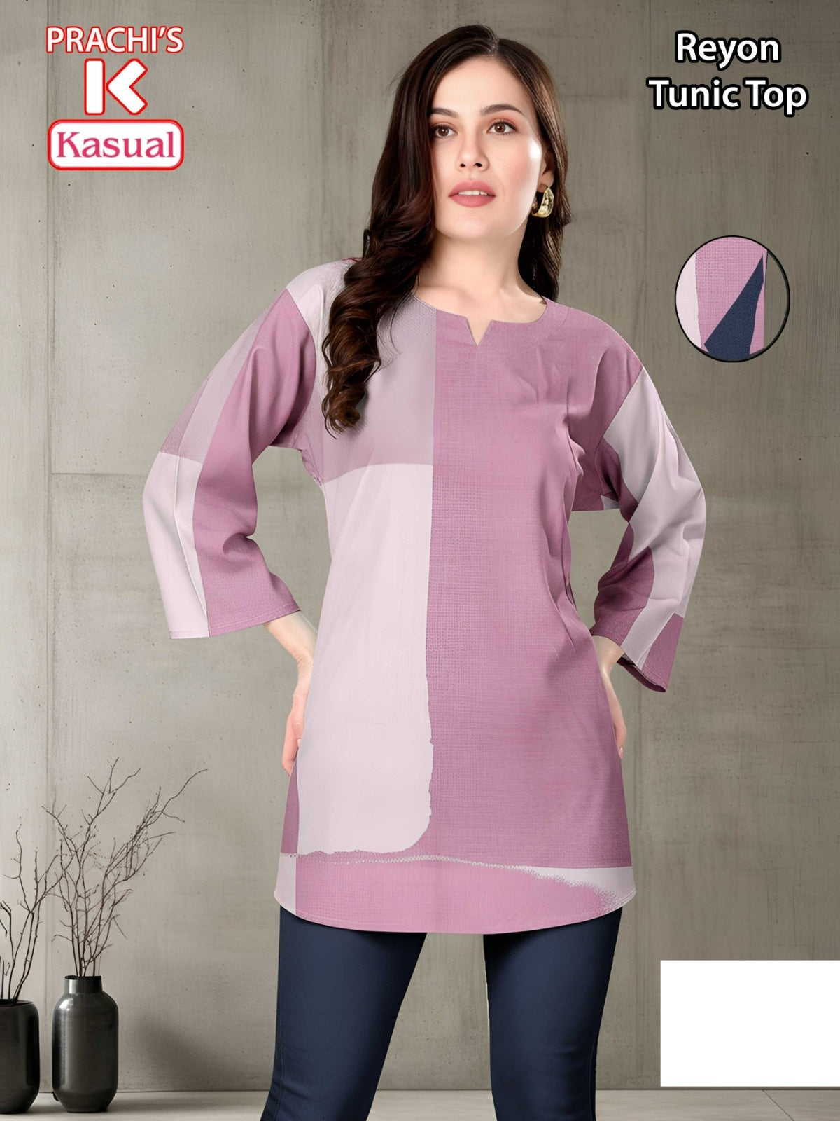 Prachis Kasual Reyon Short Kurtis Wholesale Rate