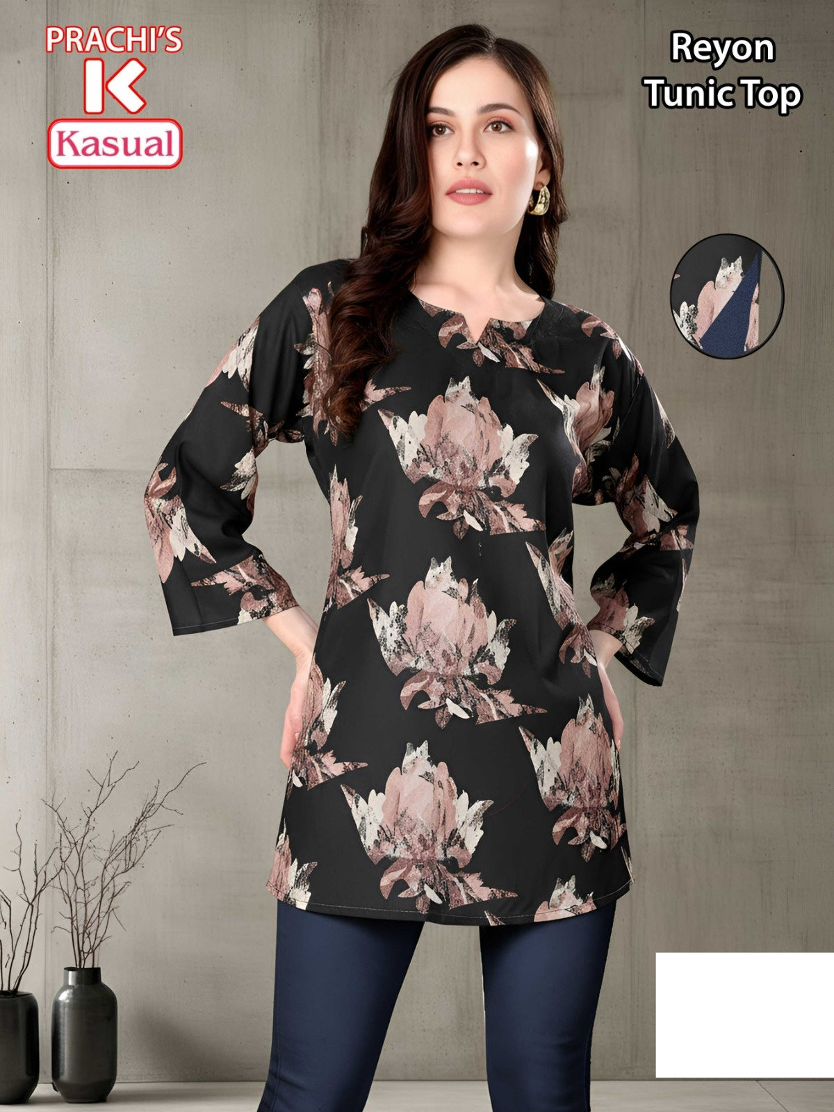 Prachis Kasual Reyon Short Kurtis Wholesale Rate