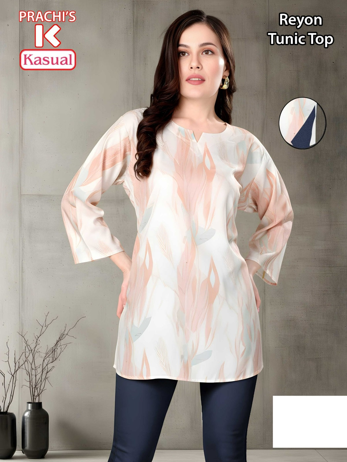 Prachis Kasual Reyon Short Kurtis Wholesale Rate
