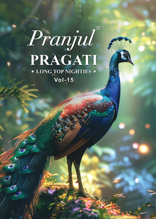 Pragati Vol 15 Pranjul Cotton Night Gowns Supplier Gujarat