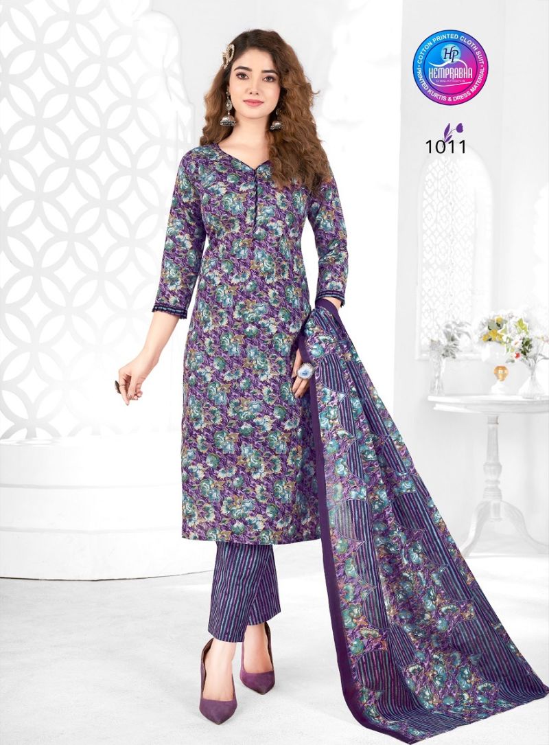 Pragati Vol 1 Hemprabha Cotton Dress Material Exporter India