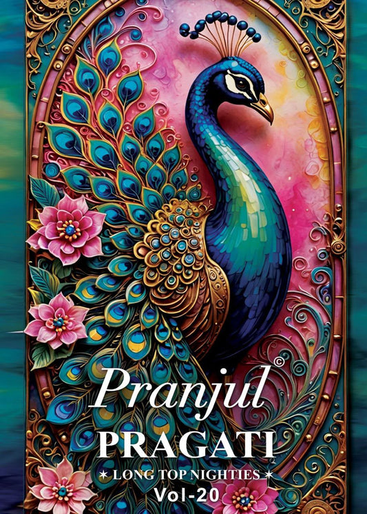 Pragati Vol 20 Pranjul Pure Cotton Night Gowns Wholesale Price