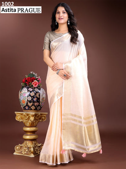 Prague 1001-1005 Astita Cotton Sarees Manufacturer Ahmedabad