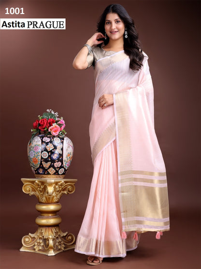 Prague 1001-1005 Astita Cotton Sarees Manufacturer Ahmedabad