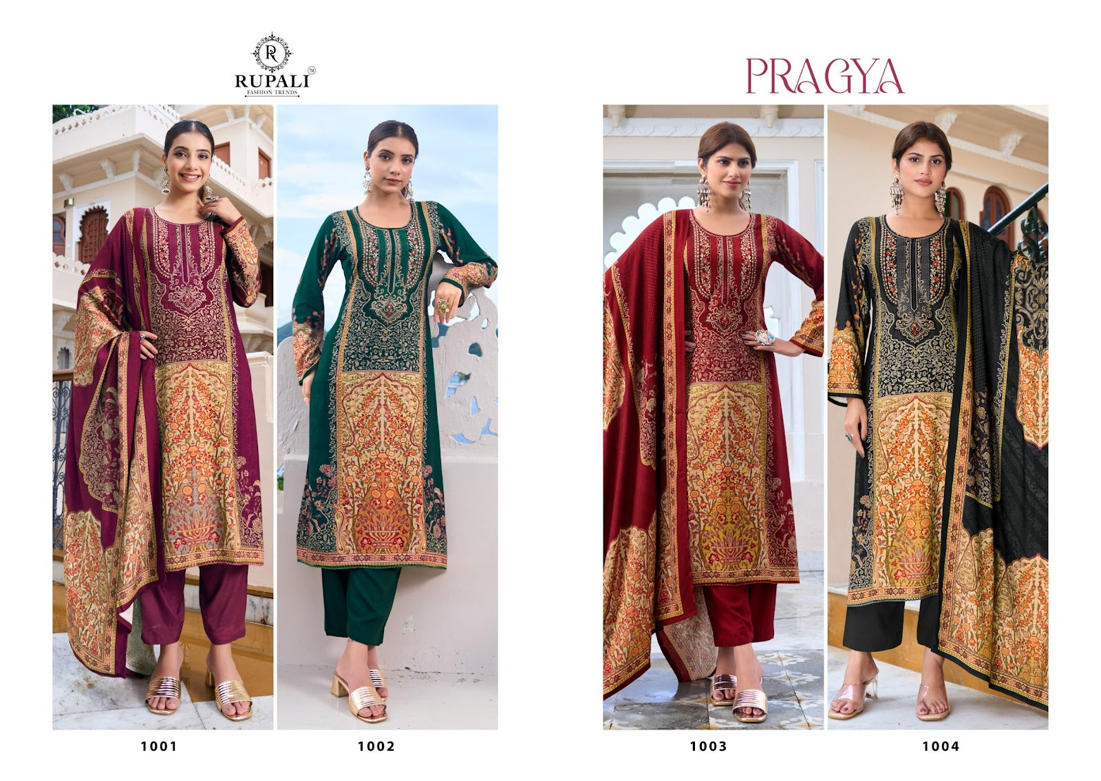 pragya rupali pashmina suits exporter