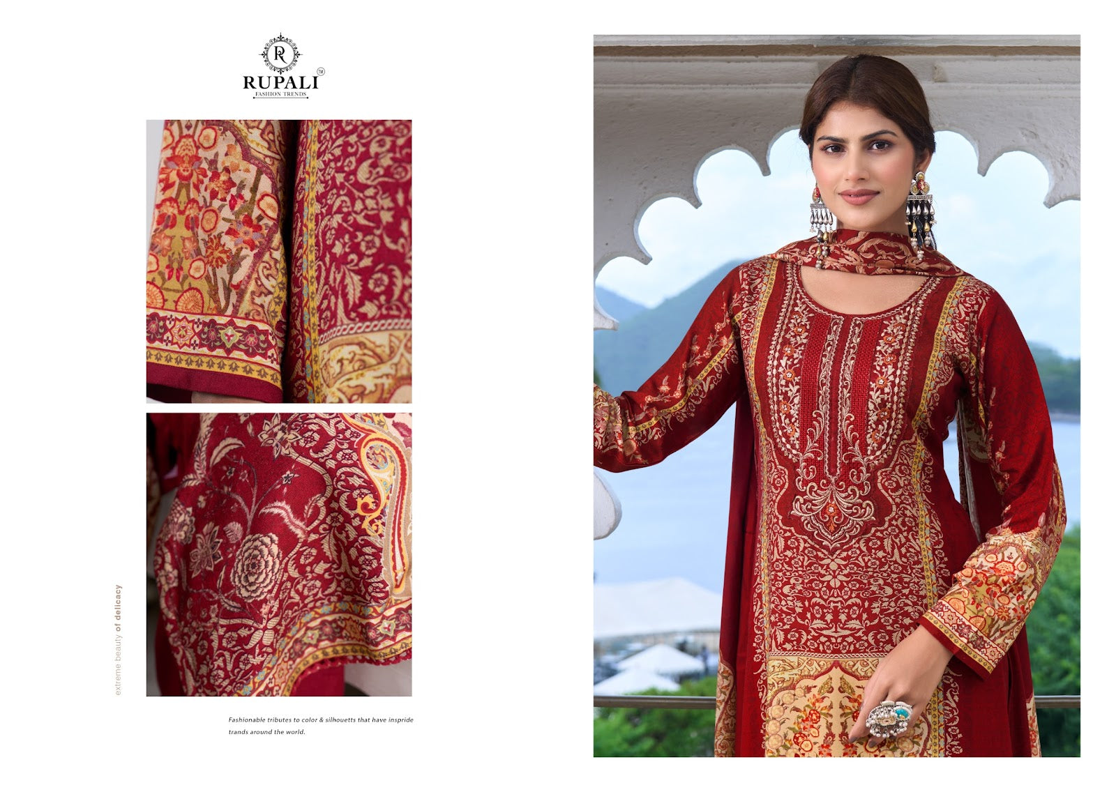 pragya rupali pashmina suits exporter