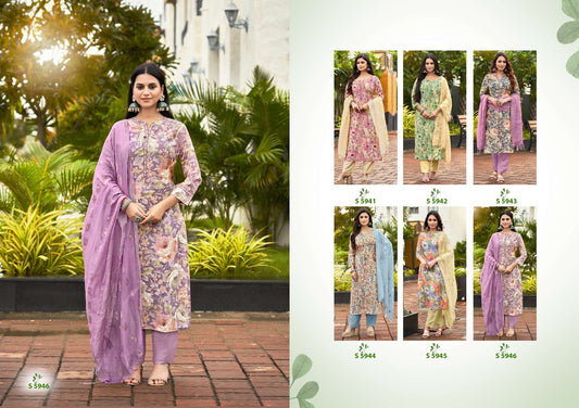 Pragya Sbs Chanderi Readymade Pant Style Suits Manufacturer