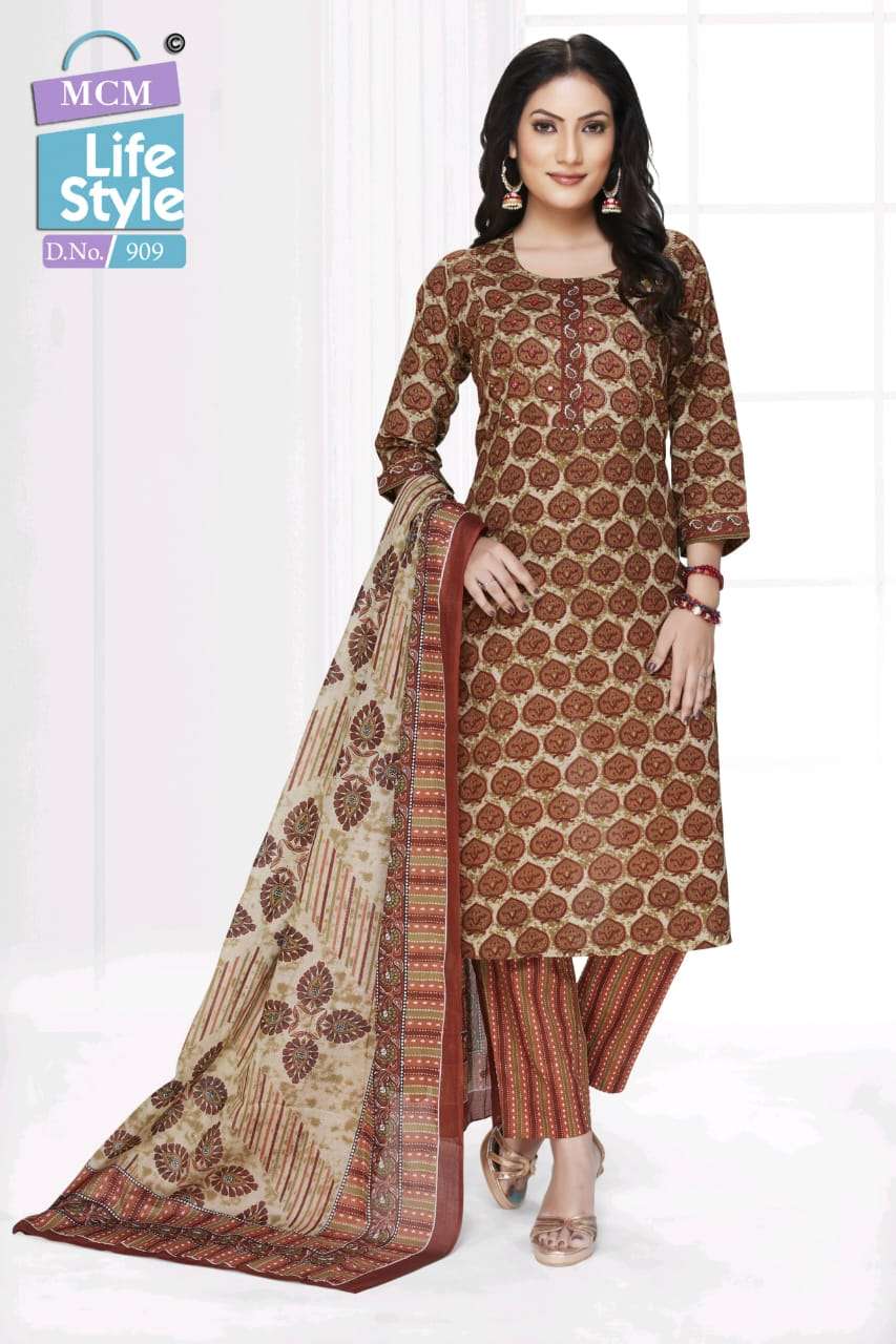 Pragya Vol 5 Mcm Lifestyle Cotton Lawn Readymade Pant Style Suits Wholesale Rate