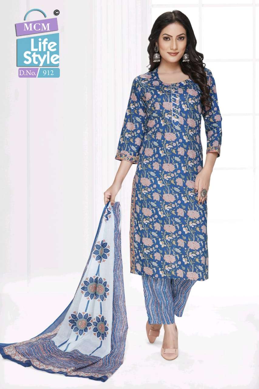 Pragya Vol 5 Mcm Lifestyle Cotton Lawn Readymade Pant Style Suits Wholesale Rate